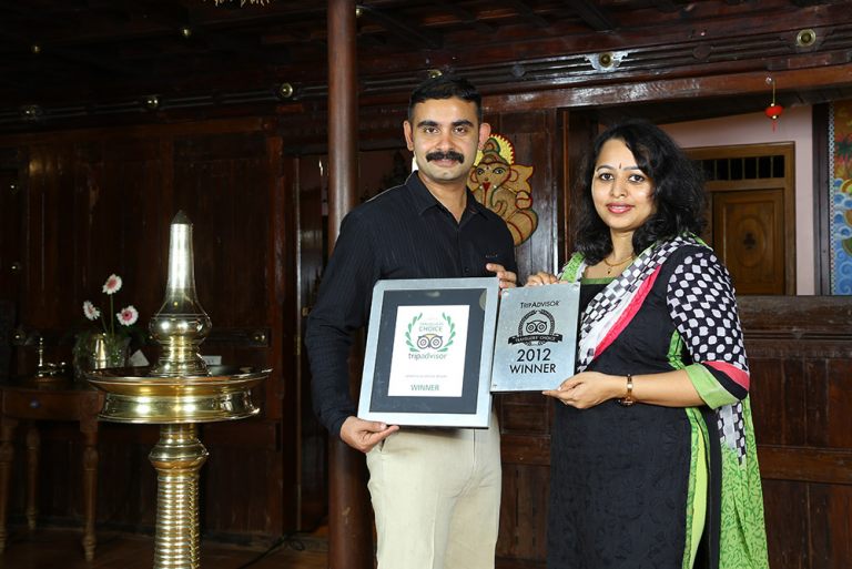 Owner DrJayalakshmi and her husband